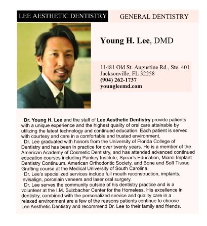 Dr. Lee in the Jacksonville Magazine Article