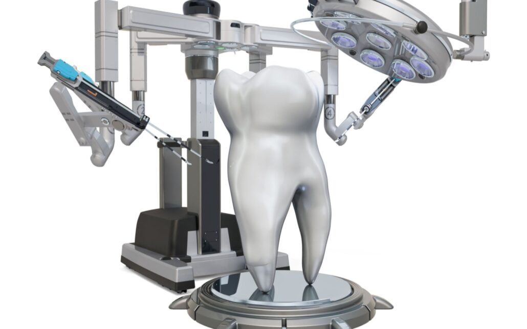 Dental Robot Vector Image
