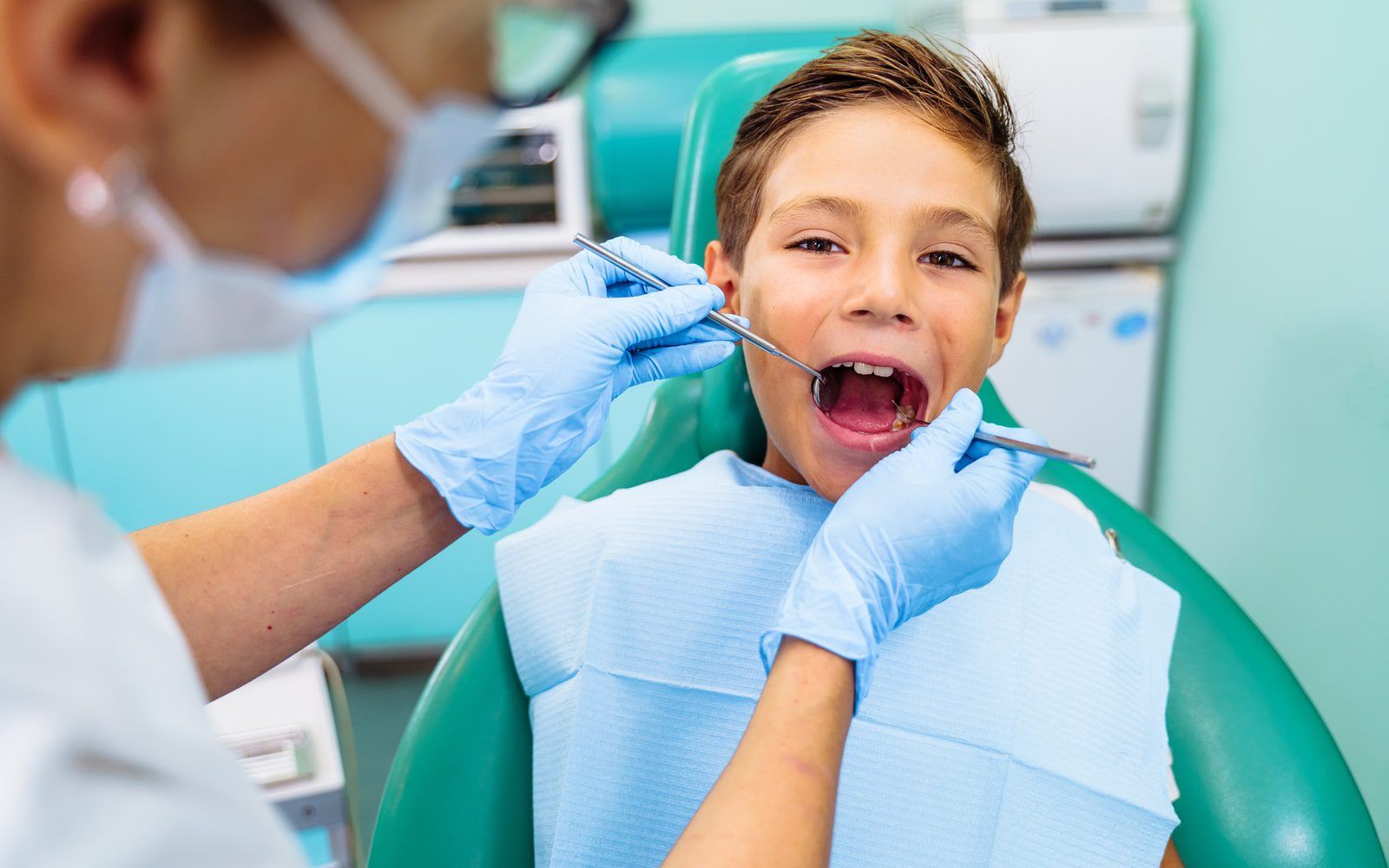 Child Recieving Pediatric Dental Care